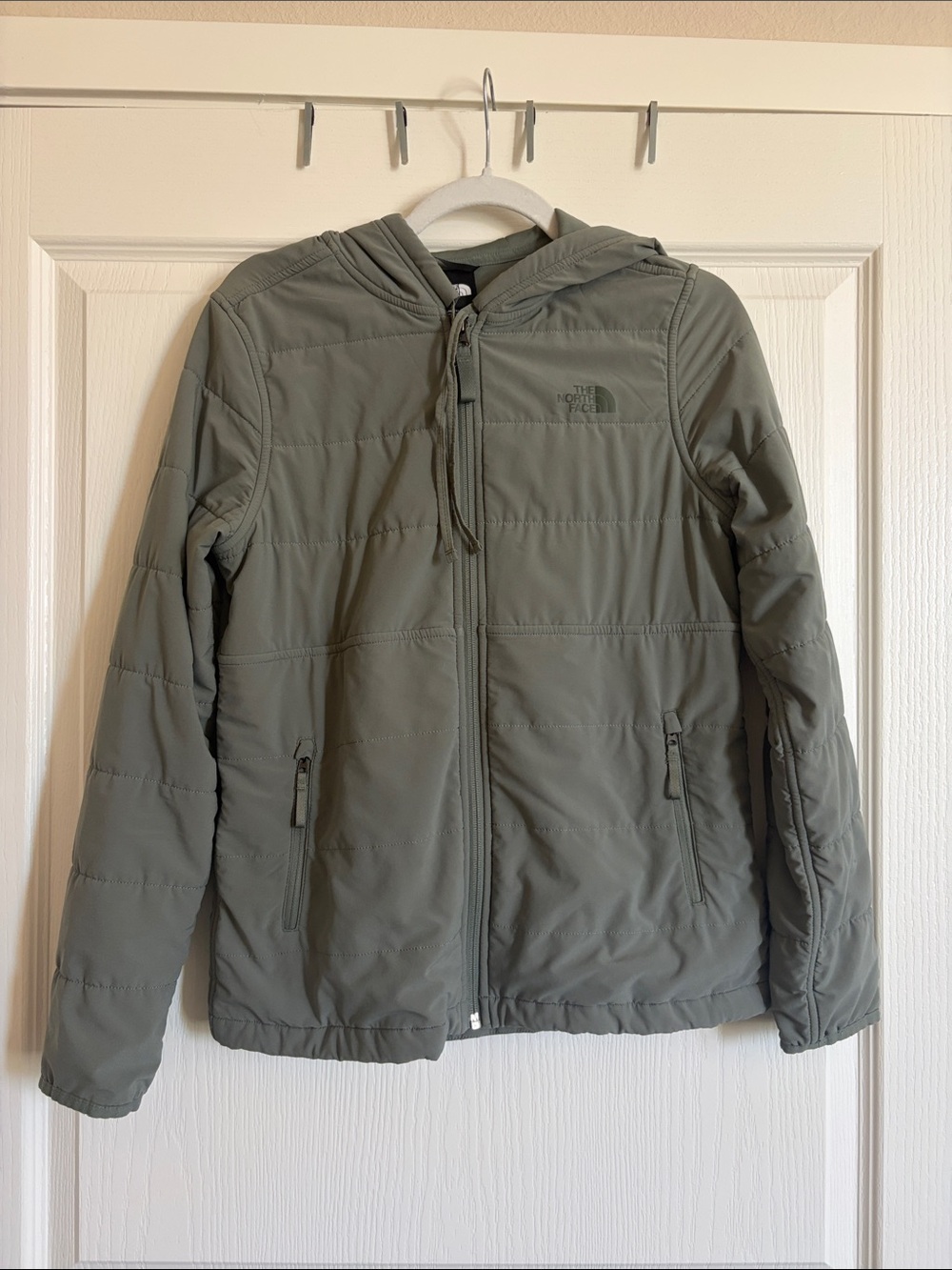 The North Face Hooded Insulated Jacket - Olive